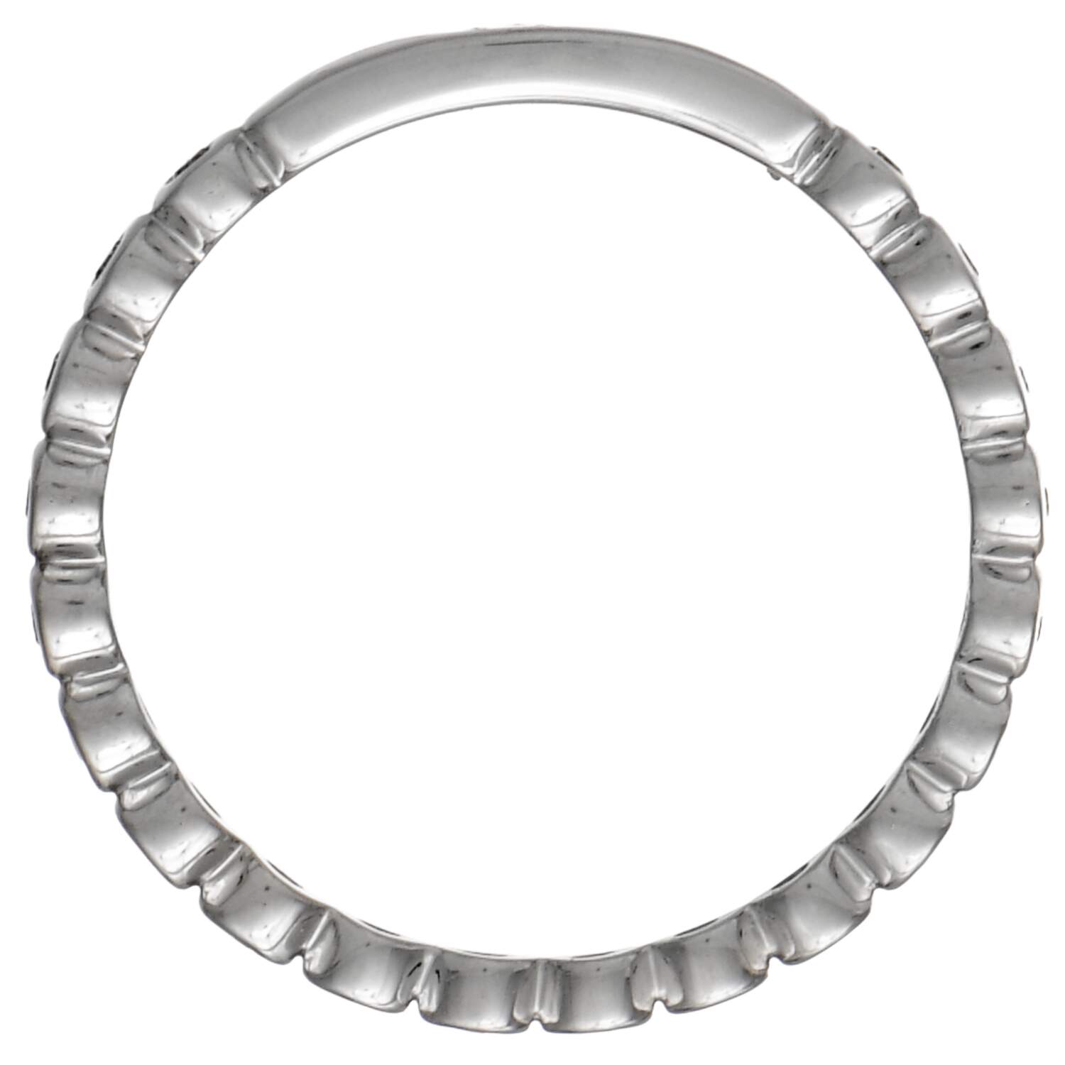 14KW Diamond (0.15) Bezel Band Ring-5