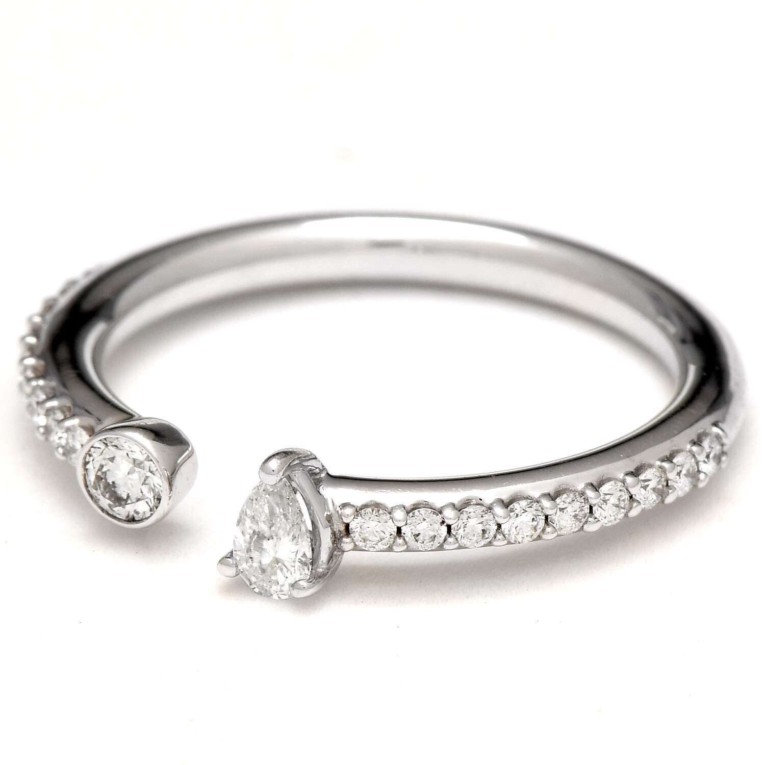 18KW Penny Preville Diamond(0.53) Cuff Ring-1