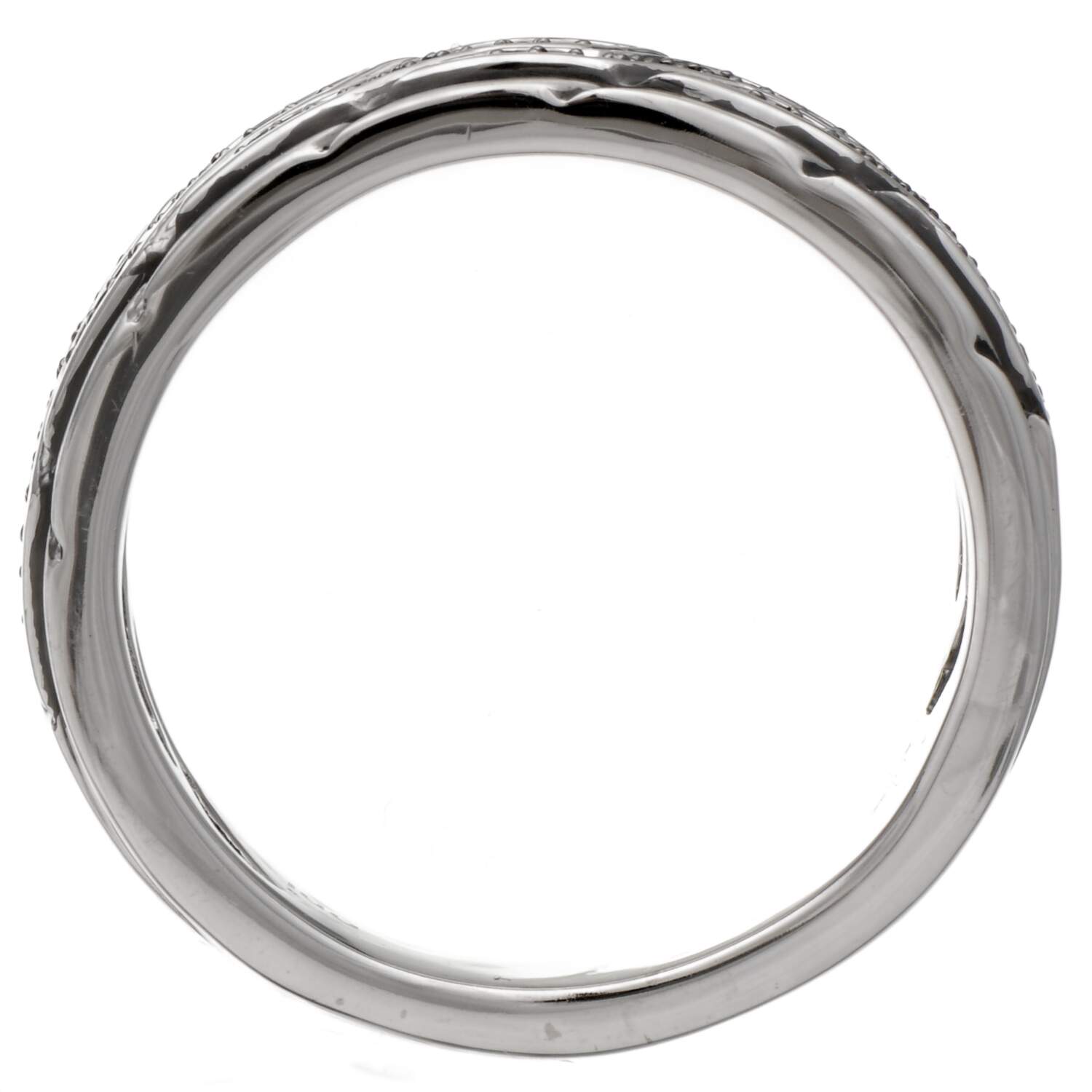 10KW Black Diamond(0.30) Zigzag Band Ring-5