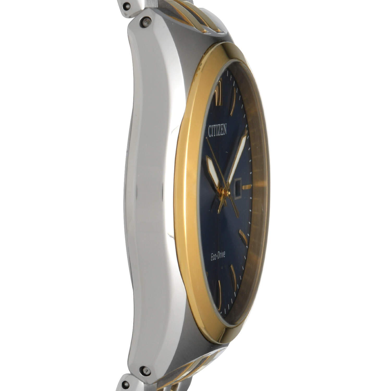 Citizen Corso Two Tone Blue Dial Eco Drive Quartz Watch-6