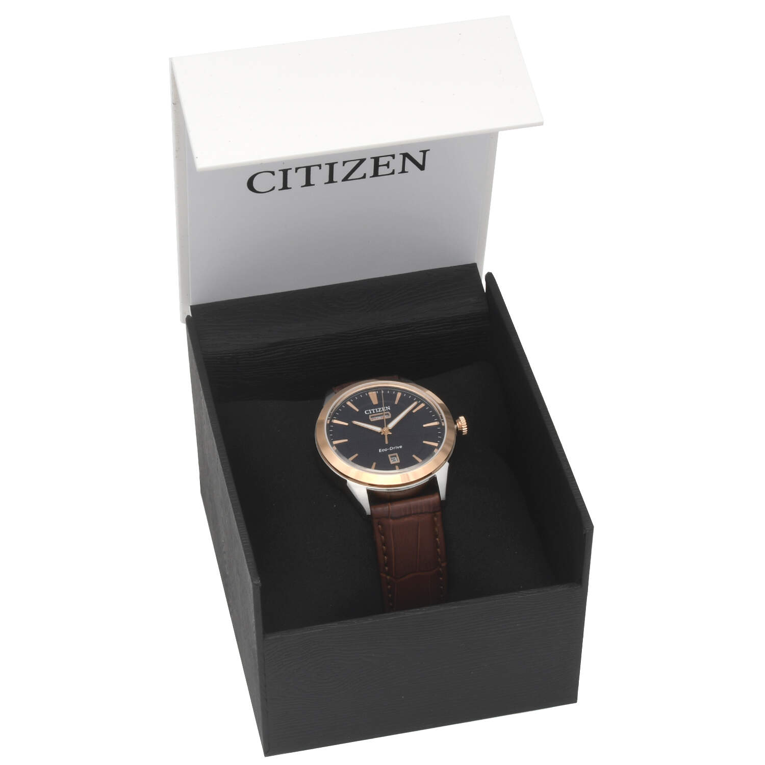 Citizen Rolan Day Date Two Tone Eco Drive Quartz Watch-11