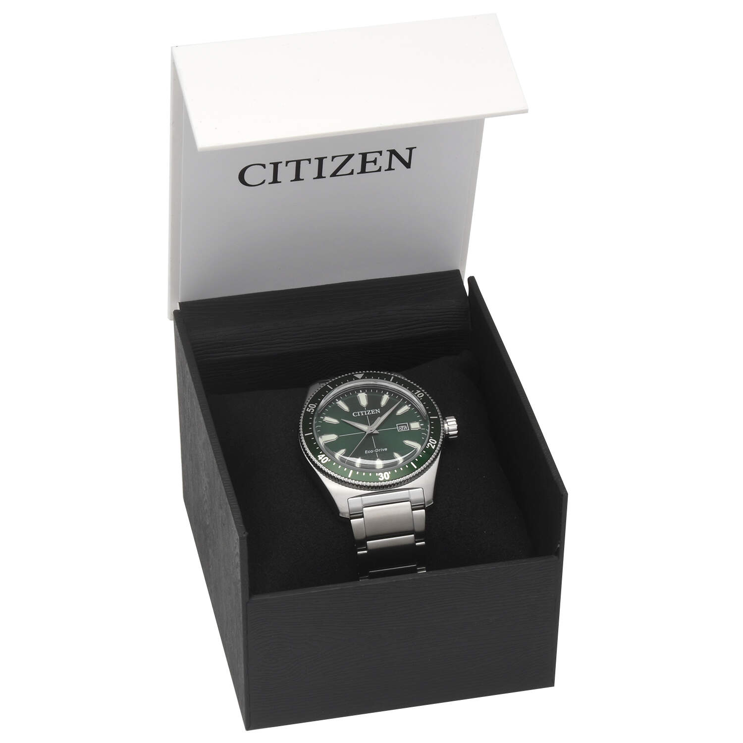 Citizen Brycen Green Dial Eco Drive Quartz Sport Watch-10