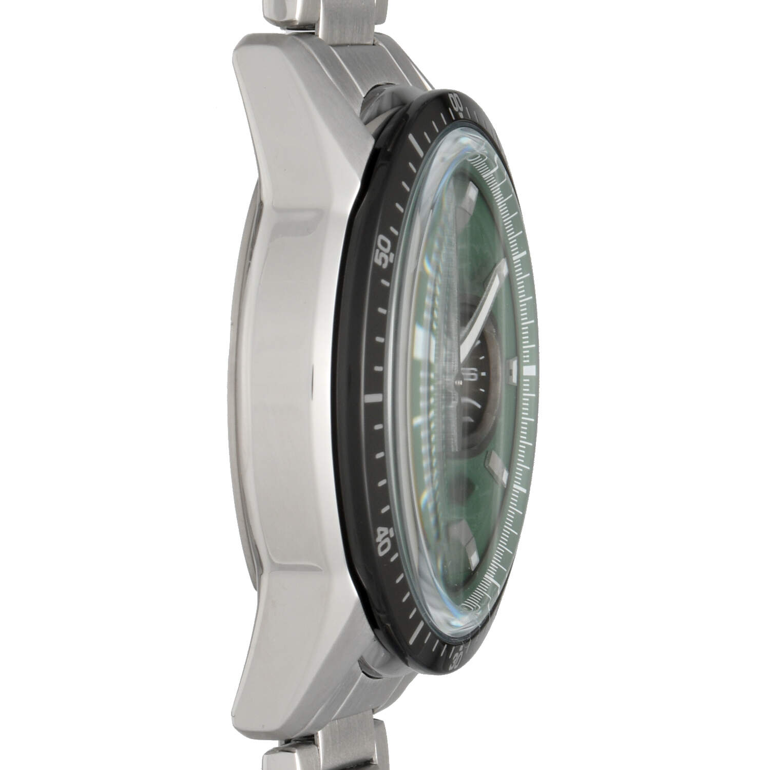 Citizen Sport Chronograph Green Dial Eco Drive Quartz Watch-6