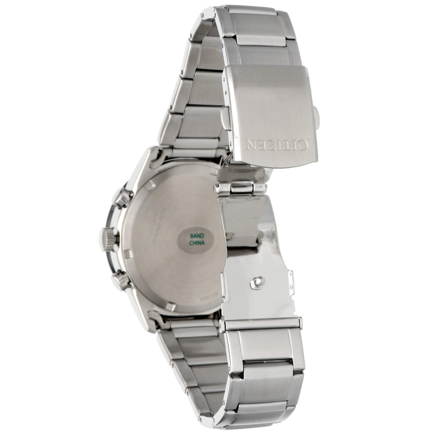 Citizen Sport Chronograph Green Dial Eco Drive Quartz Watch-4