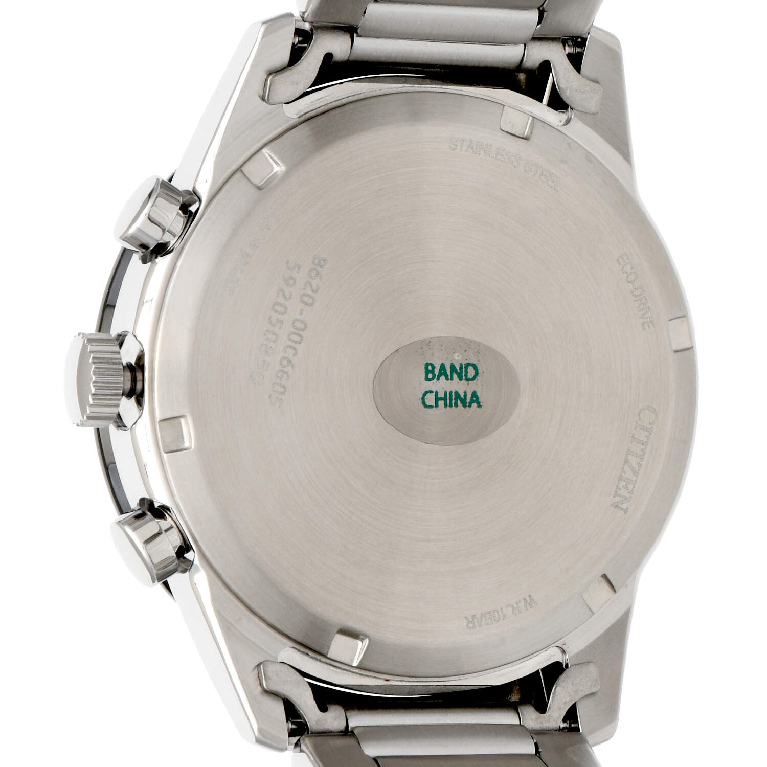 Citizen Sport Chronograph Green Dial Eco Drive Quartz Watch-2
