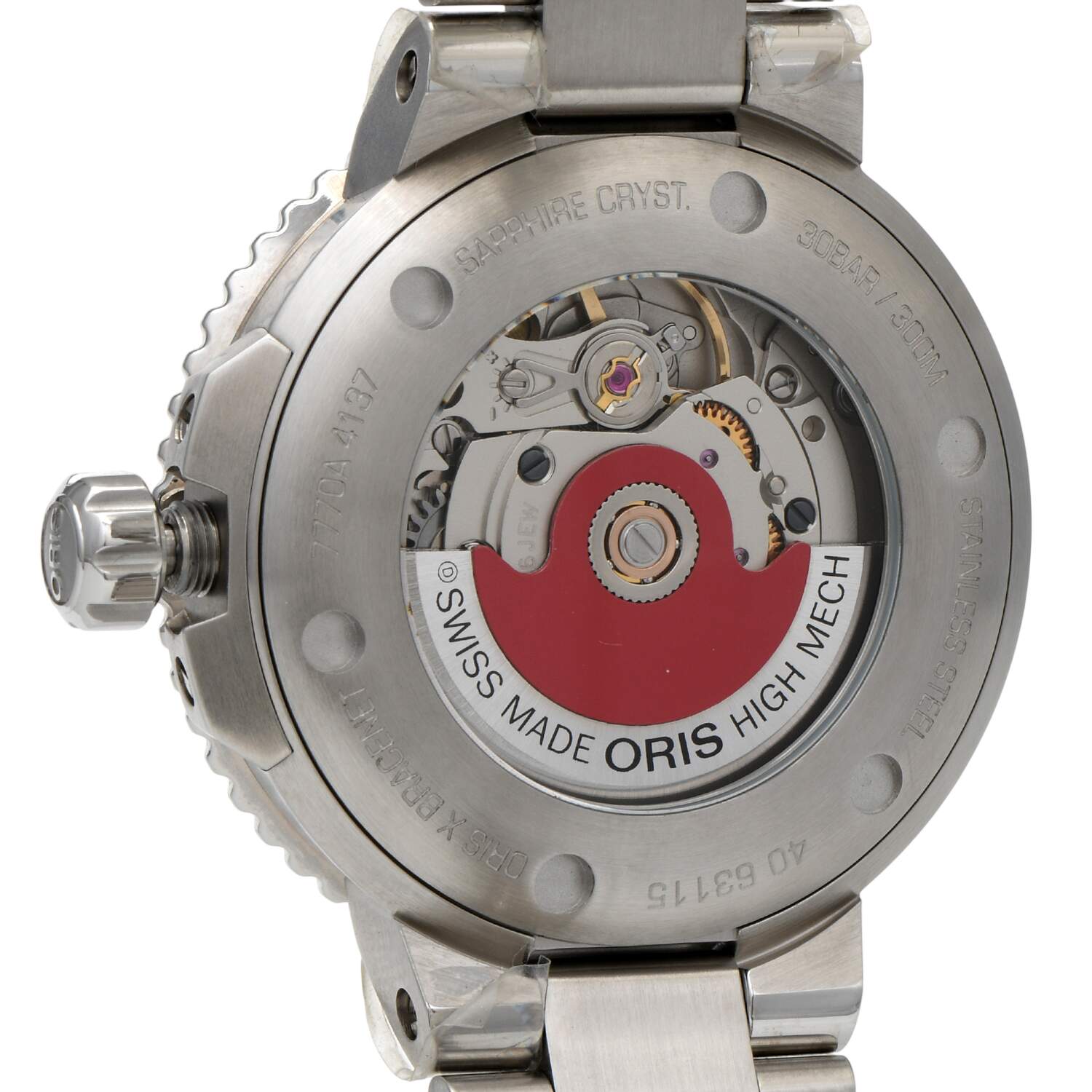 Oris X Bracenet 36.5mm with Green Dial and Box and Papers-2