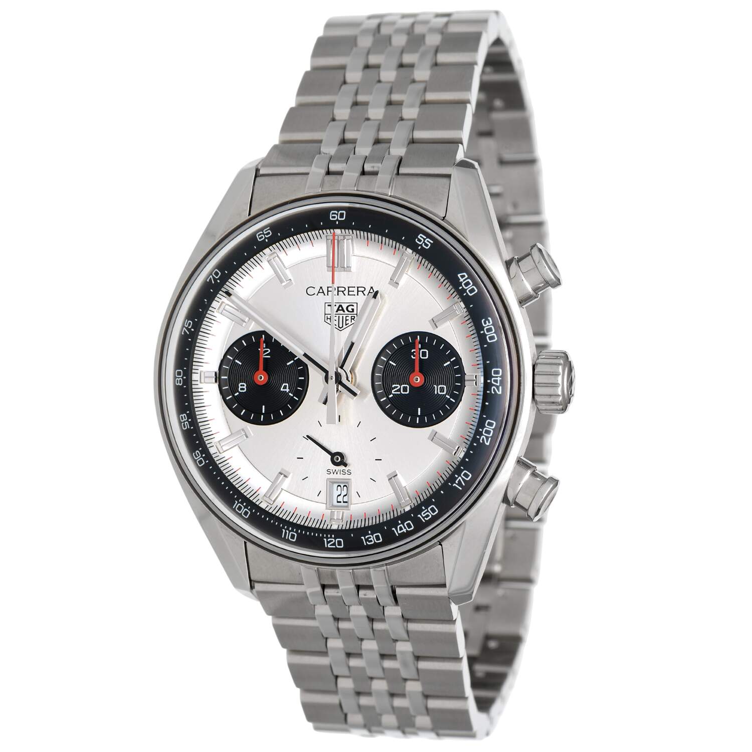 TAG Heuer Carrera Chronograph with Silver Dial 39mm-1