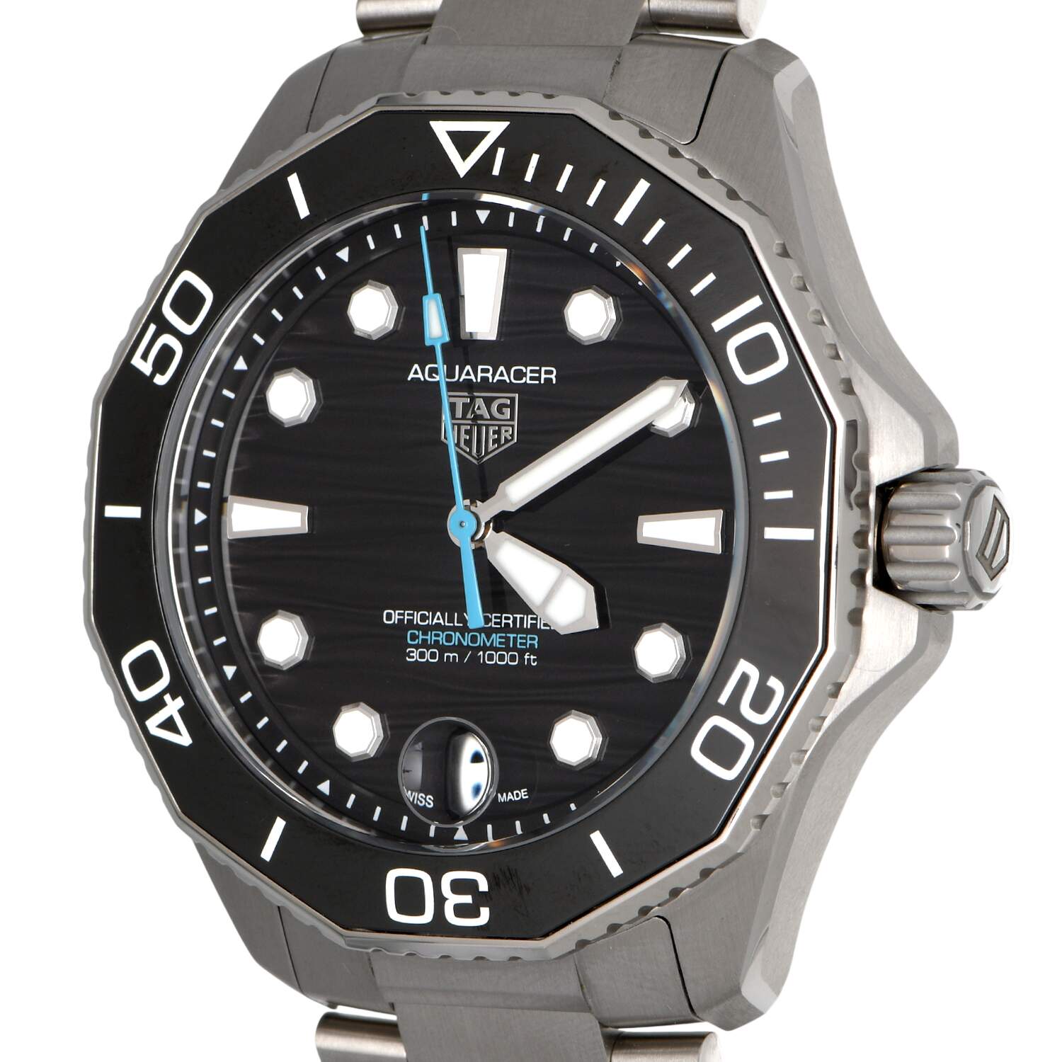 TAG Heuer Aquaracer Black Wave Dial 42mm-7