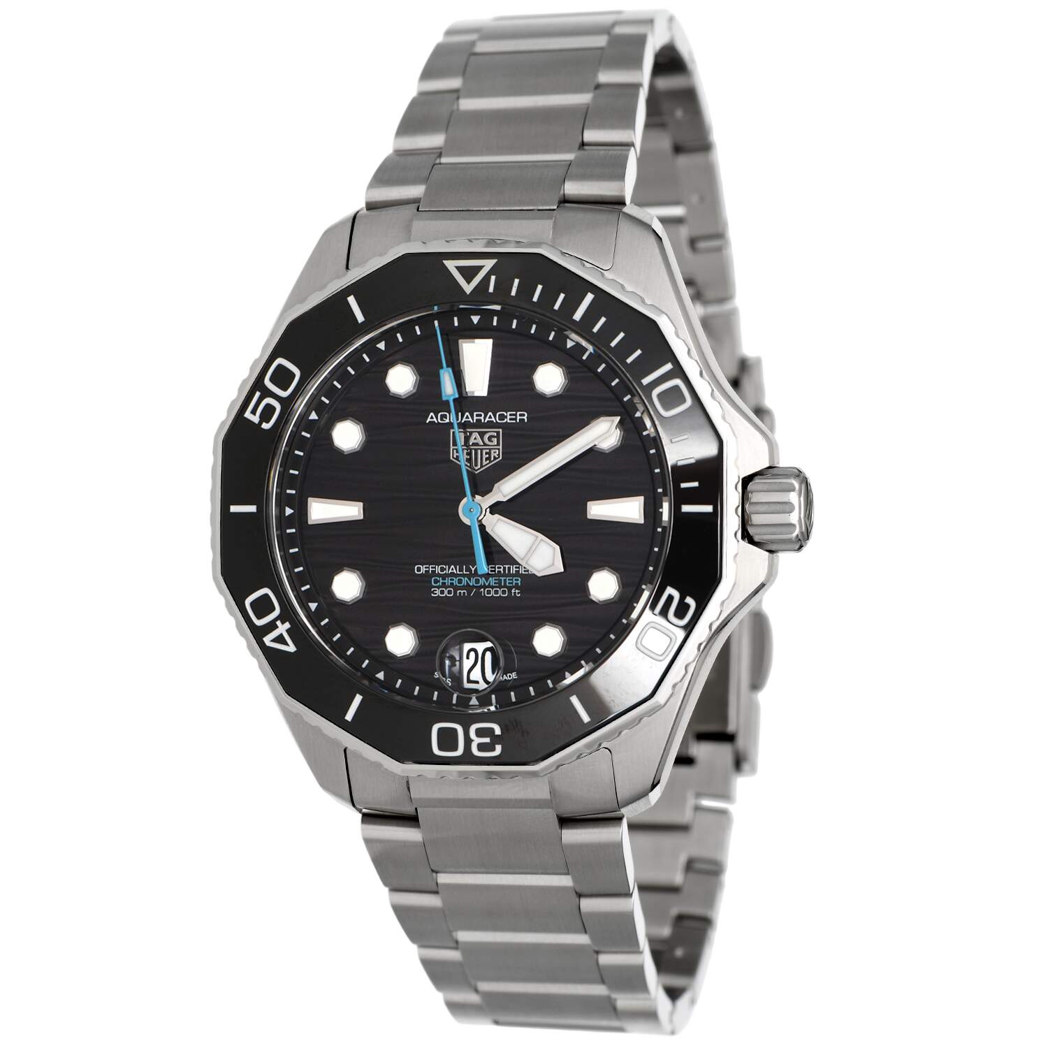 TAG Heuer Aquaracer Black Wave Dial 42mm-1