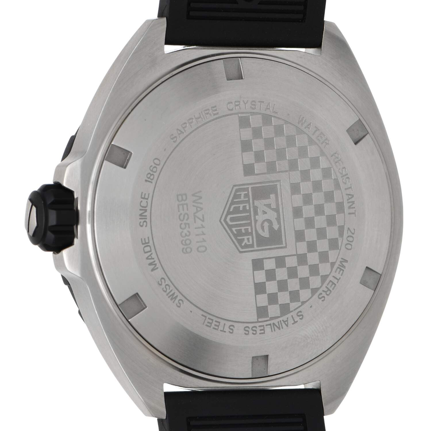 TAG Heuer Formula 1 Black Dial 41mm  Rubber Strap-2