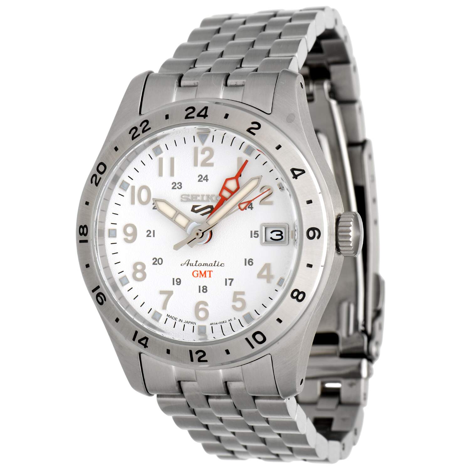 Seiko 5 Sports SSK059 White Dial GMT-1