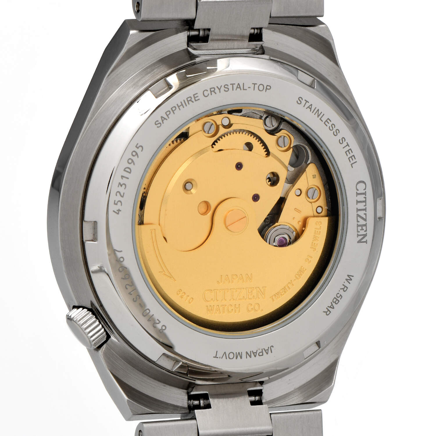 Citizen Pre-Owned Excellent Condition Tsuyosa Orange Dial Automatic Watch-2