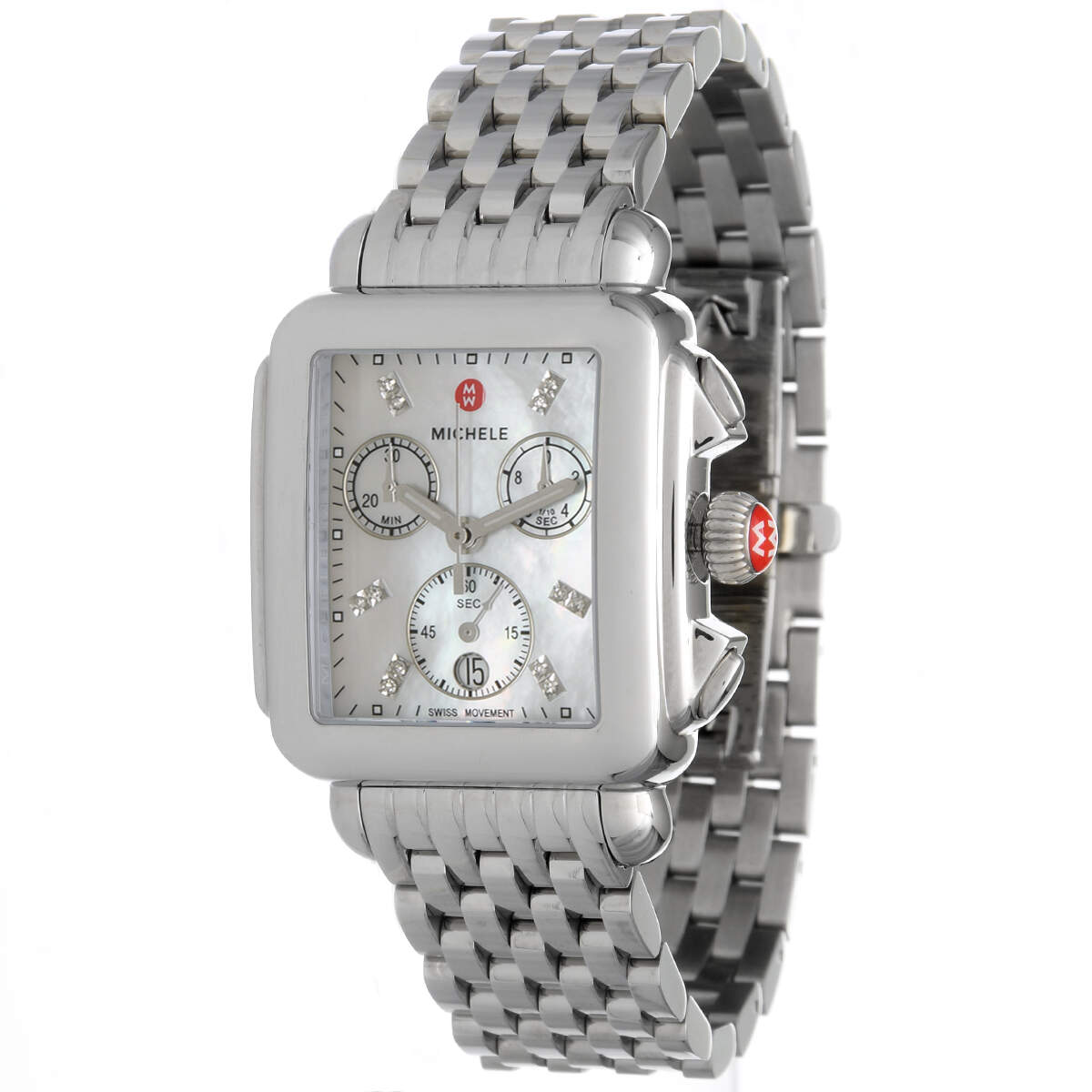 Michelle Deco Madison Mother of Pearl Quartz Watch-2