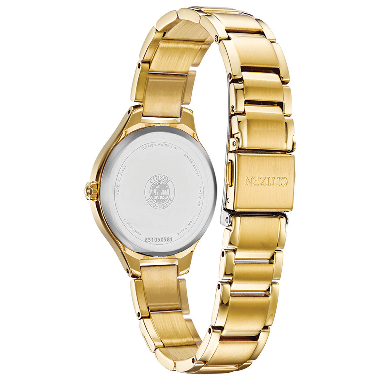 Citizen Corso Gold PVD Eco Drive Silver Dial-2
