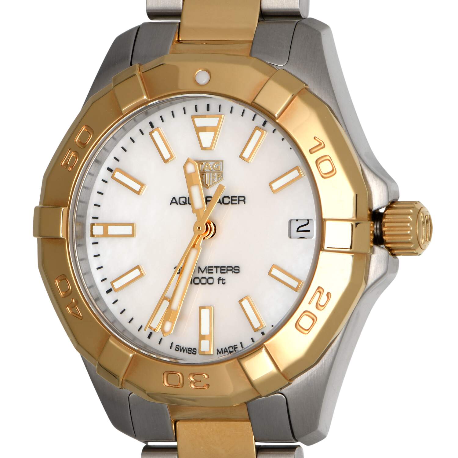 TAG Heuer Aquaracer Two Tone with Mother of Pearl Dial 32mm-7