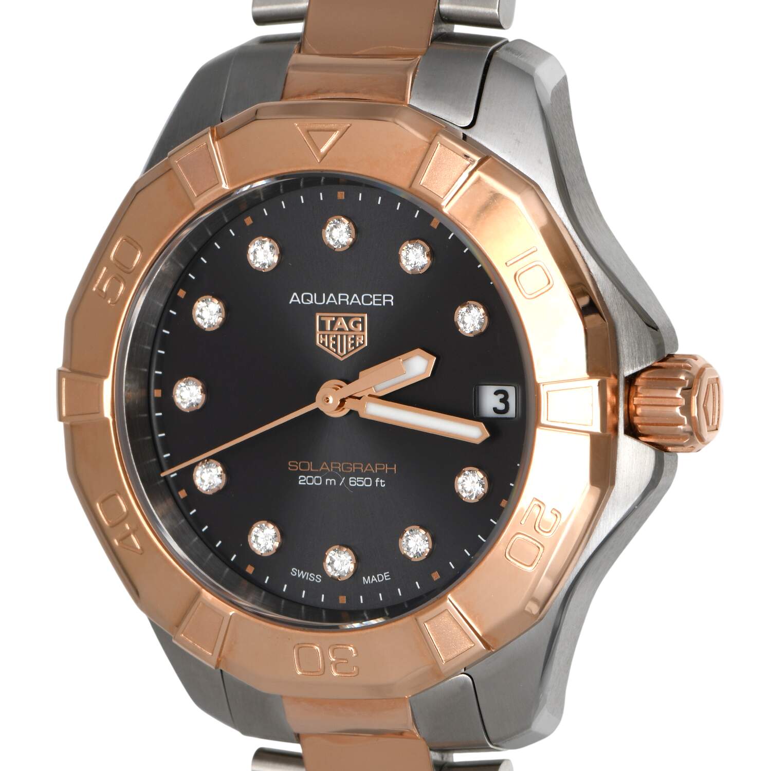 TAG Heuer Aquaracer Two Tone with Mother of Pearl Dial 32mm-7