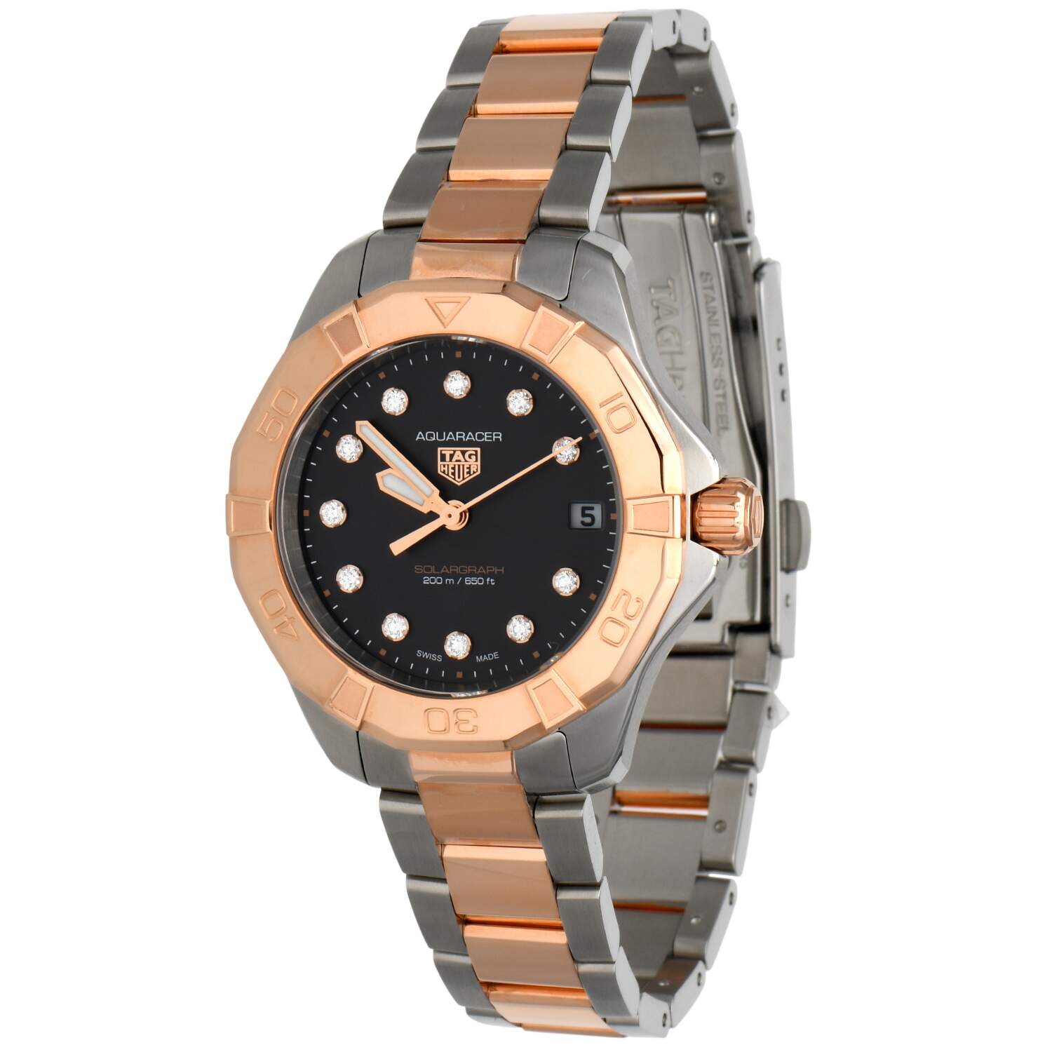 TAG Heuer Aquaracer Two Tone with Mother of Pearl Dial 32mm-1