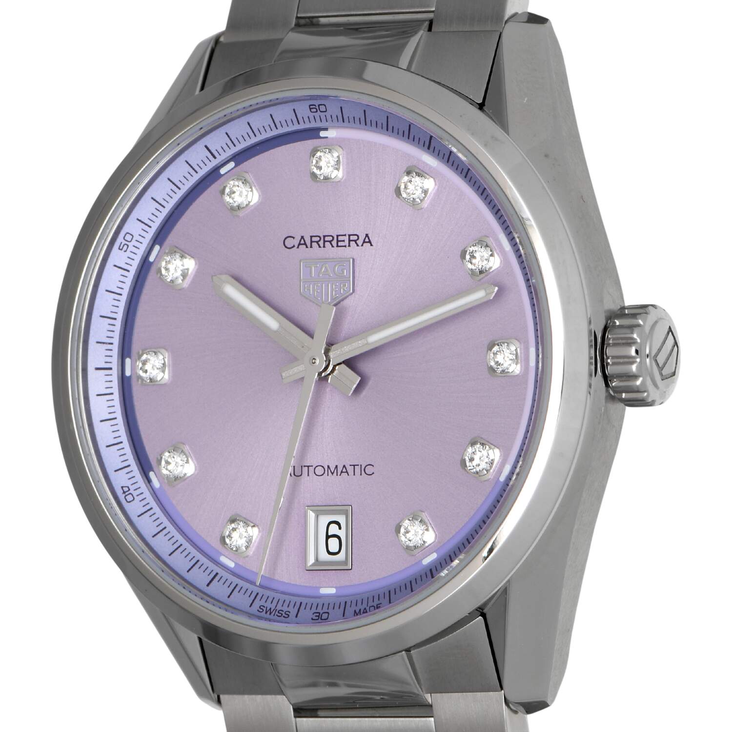 TAG Heuer Carrera Date with Purple Dial 36mm-7