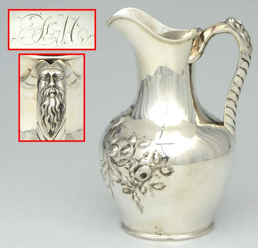 39 (Coin, Hollowware) 56 Oz Water Pitcher by Charters,Cann & Dunn-1