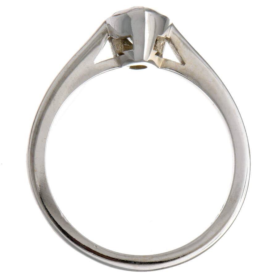14KW Diamond(1.08) Marquise Bridal Ring-4