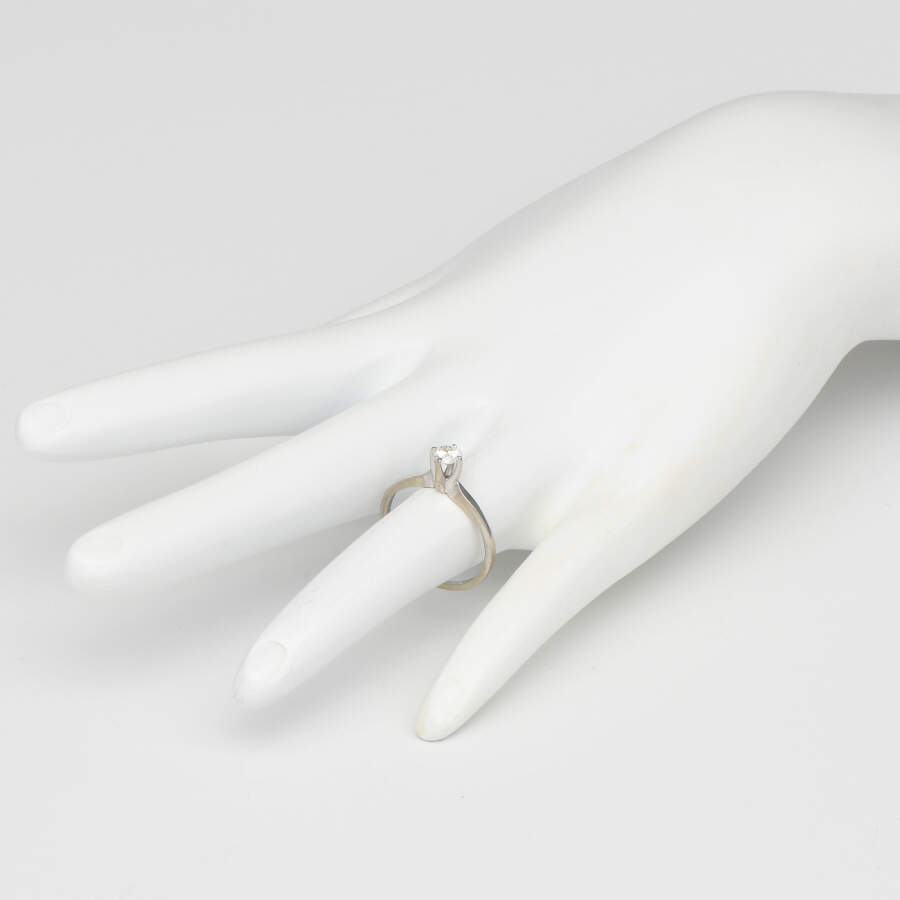14KW Round Brilliant Cut Diamond(0.46) Solitaire Ring-5