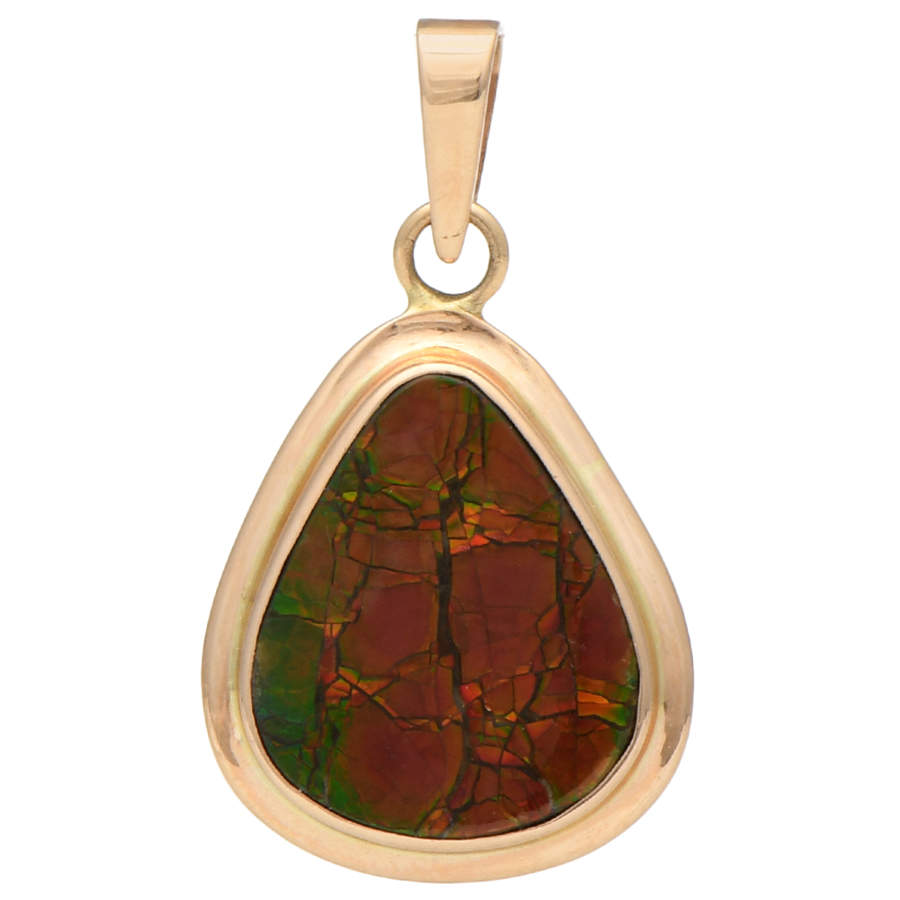 14KY Ammonite Pendant-1