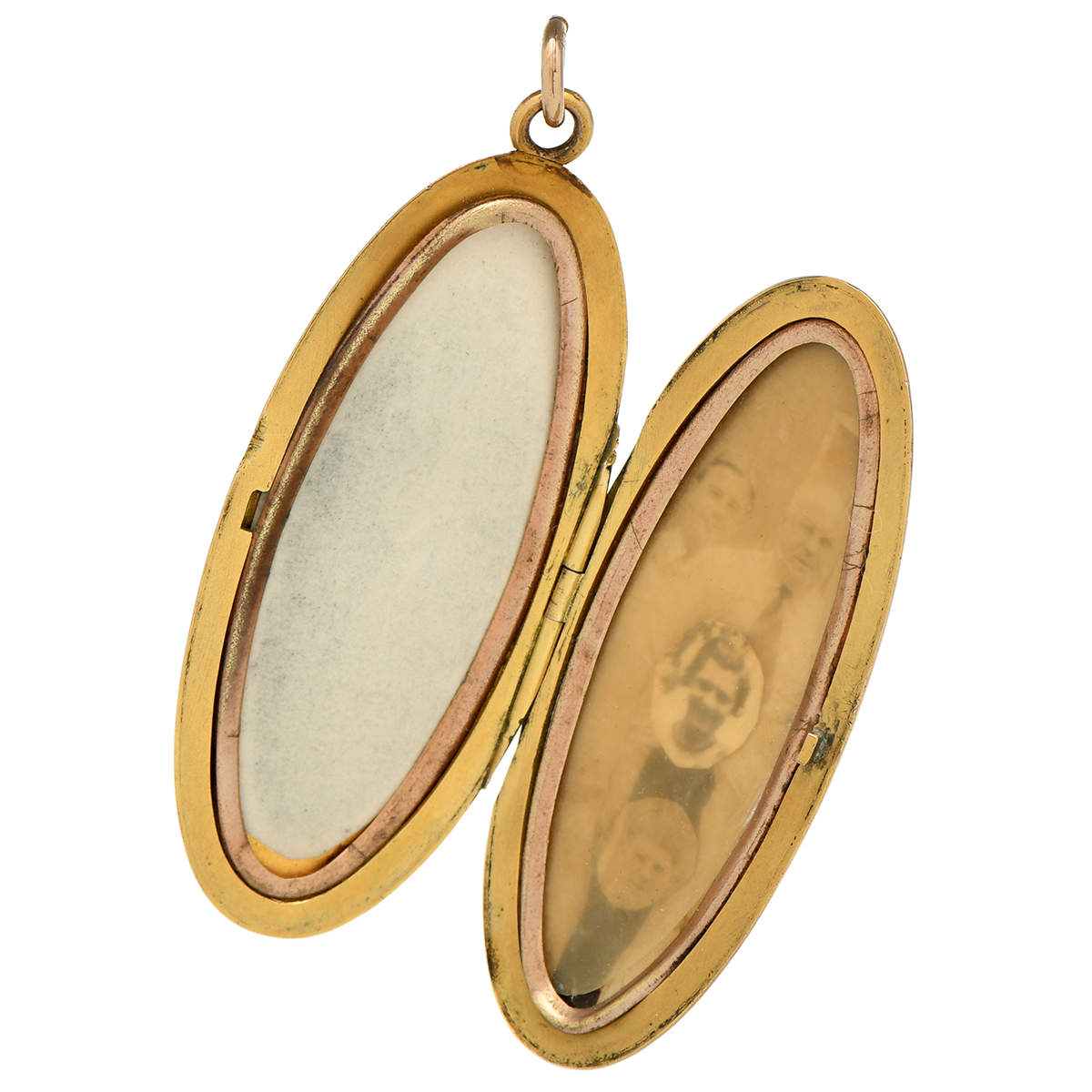 Art Nouveau-Style Cubic Zirconia Photo Locket Pendant-2