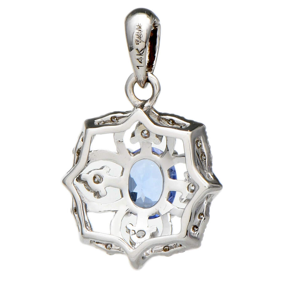 14KW Tanzanite(0.36) & Diamond (0.14) Pendant-2