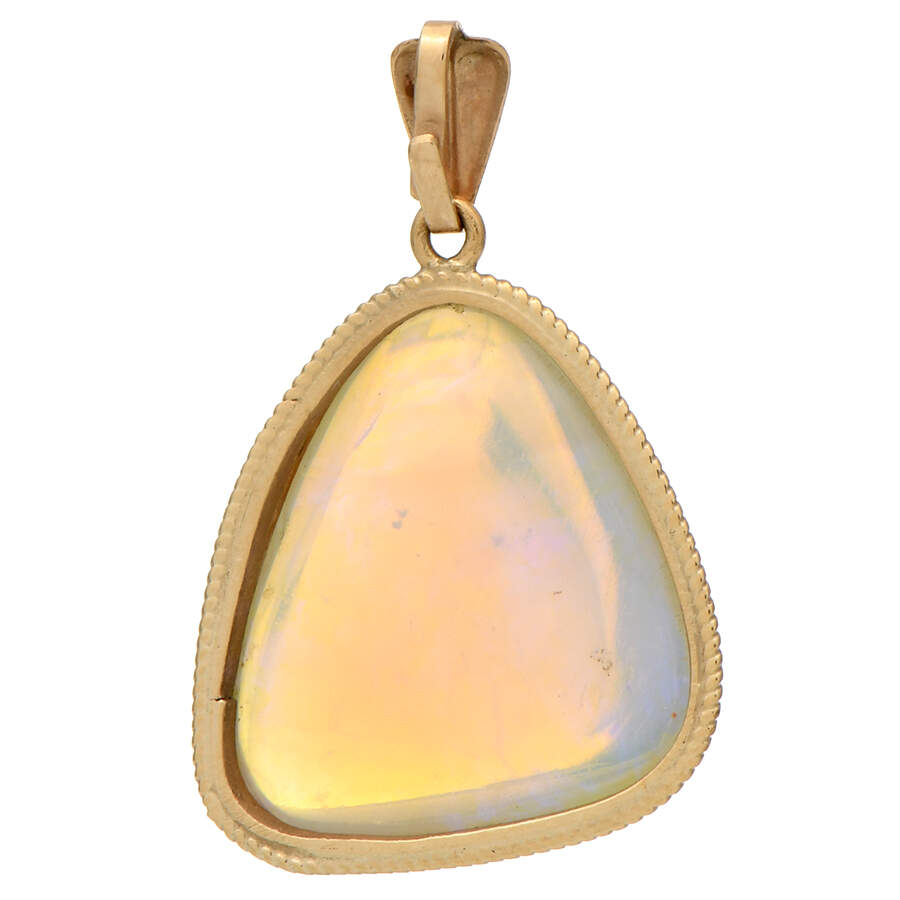 8KY Opal  Semi-Crystal Pendant-2