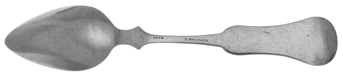 Coin Silver Flatware Teaspoon by Edward Edmund Mead (Meade)-2