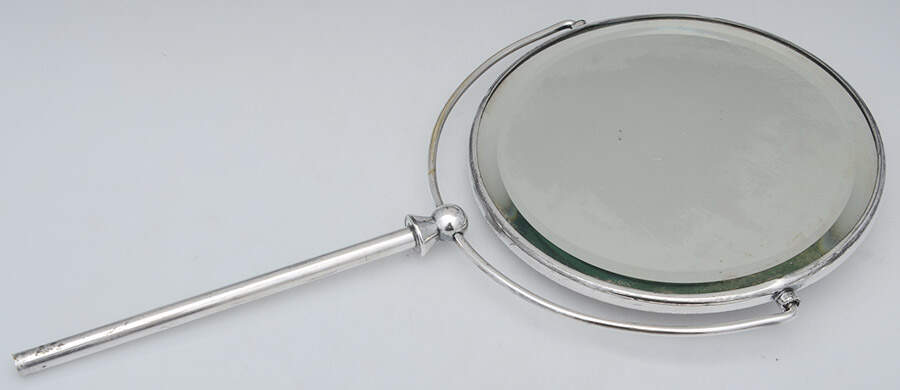 5041 (Silverplate, Hollowware) Shaving Stand w/Detachable Mirror by F B Rogers-4