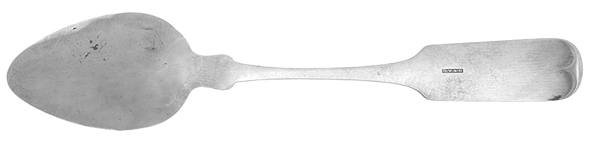 Coin Silver Flatware Tablespoon (Serving Spoon) by Gale, Wood & Hughes-2