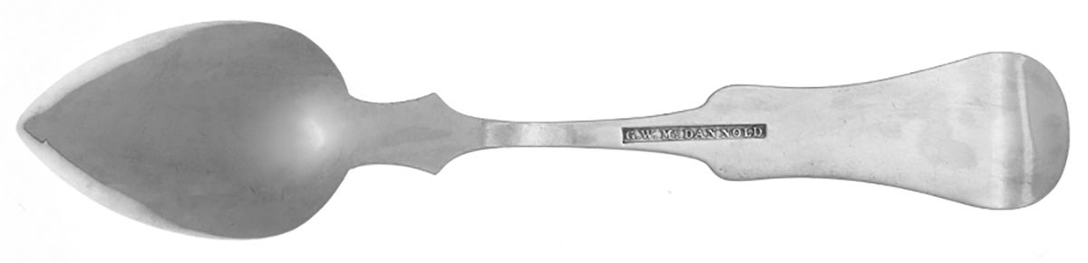 Coin Silver Flatware Teaspoon by G.W. McDannold-2