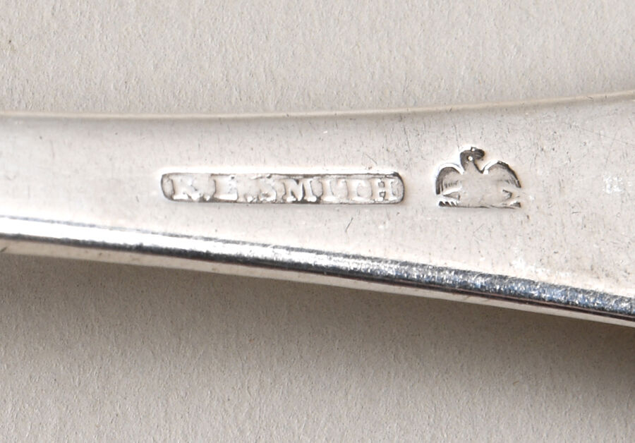 Coin Silver Flatware Tablespoon (Serving Spoon) - Set of 6 by Richard Ewing Smith-3