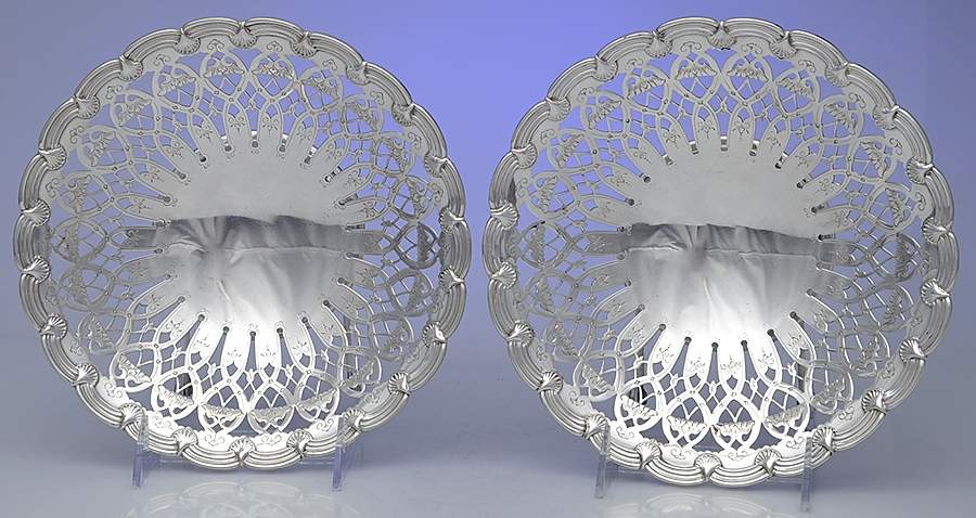 English King (9579, Sterling, Hollowware) Tazza - Set of 2 by Tiffany & CO SILVER-1