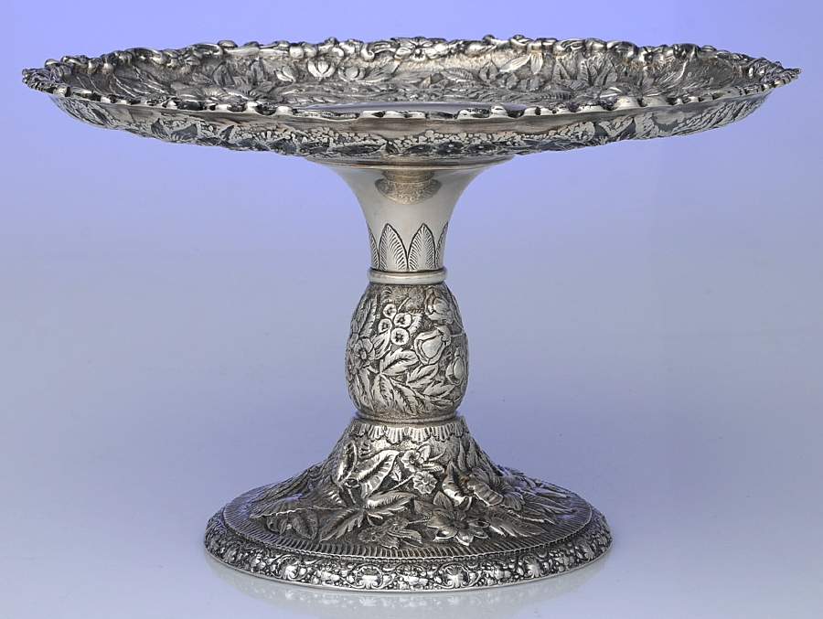 4976 (Sterling, Hollowware) 5" Height X 9" Width Round Compote by Tiffany & CO SILVER-1