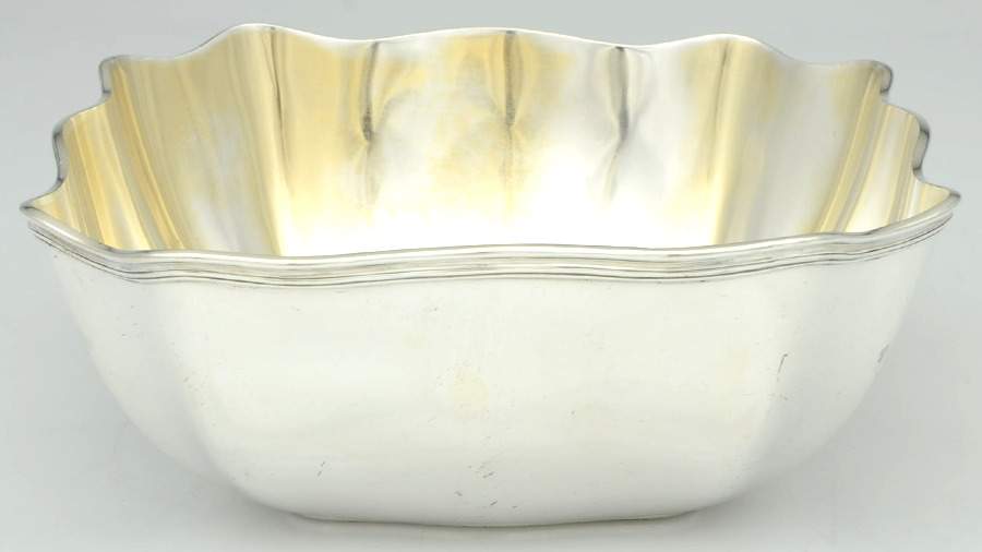 17032 (Sterling, Hollowware) 9" Square Vegetable Bowl by Tiffany & CO SILVER-1