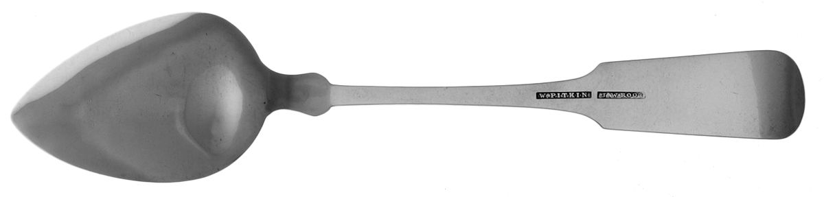 Coin Silver Flatware Dessert/Oval Soup Spoon by Walter M Pitkin-2