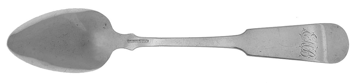 Coin Silver Flatware Dessert/Oval Soup Spoon by William Moulton IV-2