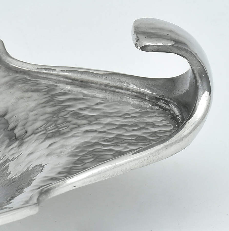 Tudric (Pewter, Hollowware) Handled Bon Bon Bowl by Liberty & Co-3