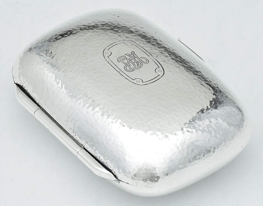 2665E (Sterling, Hollowware) Soap Box with Hinged Lid by Tiffany & CO SILVER-2