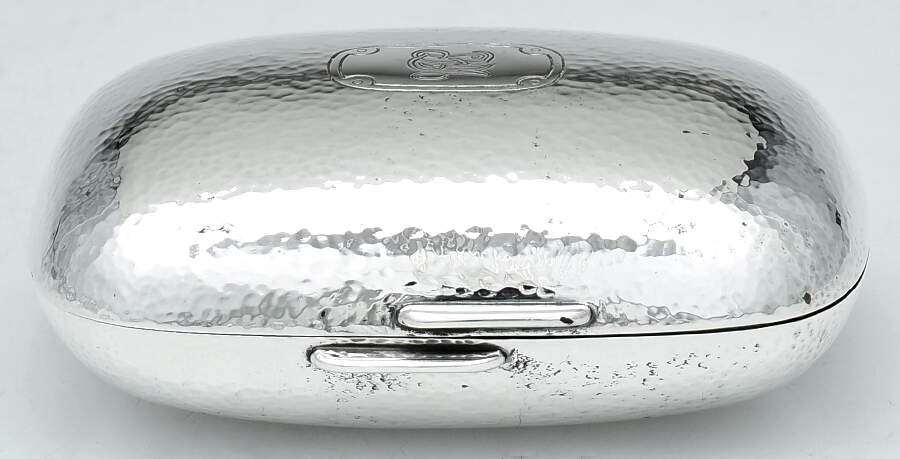 2665E (Sterling, Hollowware) Soap Box with Hinged Lid by Tiffany & CO SILVER-1