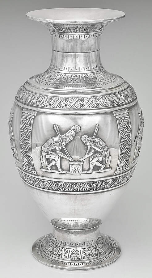 Achilles & Ajax (Hollowware) 20" Vase by Barbara Greggio-1