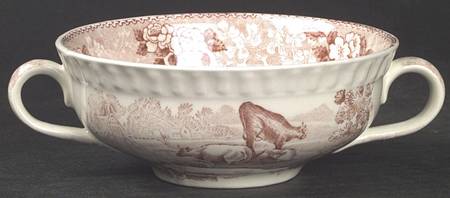 Cattle Scenery Pink by Adams China