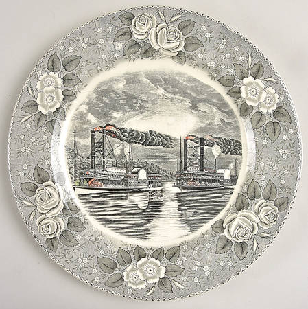 Currier & Ives Black by Adams China