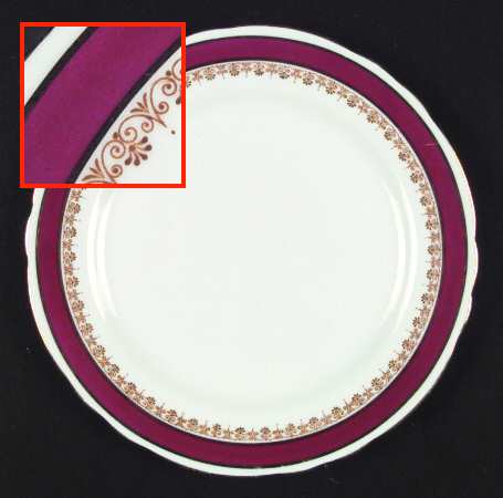 Warwick Red (Scalloped) by John  Aynsley & Sons