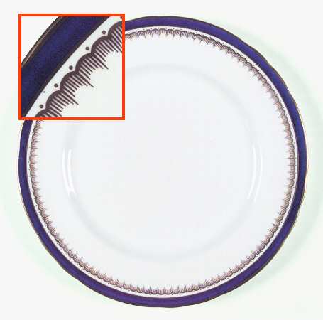 Embassy Cobalt Blue (Scalloped) by John  Aynsley & Sons