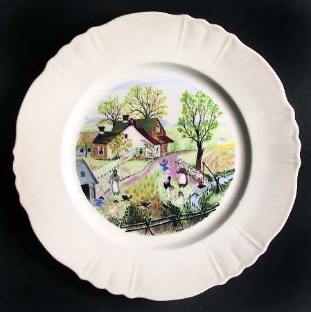 Grandma Moses (Scalloped) by Atlas China (NY)