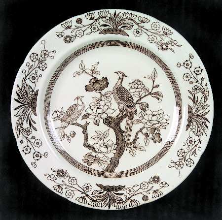 Asiatic Birds Brown by Ashworth Bros