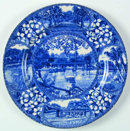 Silver Springs, Florida Blue by Adams China